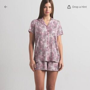 Skims pjs bloom mini multi animal